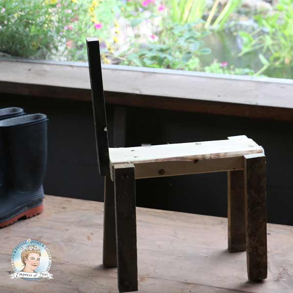 Wood frame for interior of boot dogs.