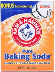 Box of baking soda.