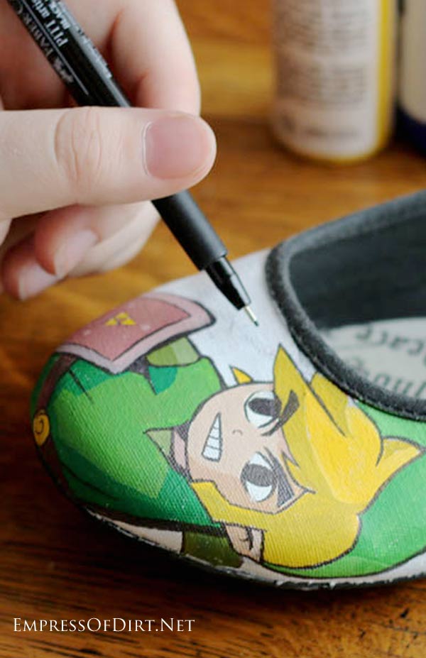 How to paint shoes: a beginner's guide for creating custom canvas shoes with acrylic paint. Make them for your friends or start a small business!