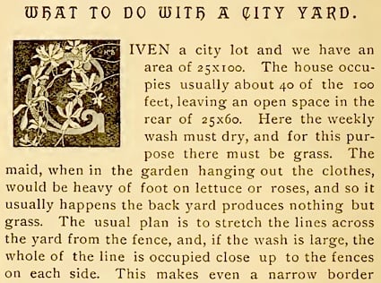 My Handkerchief Garden by Charles Barnard (1889)