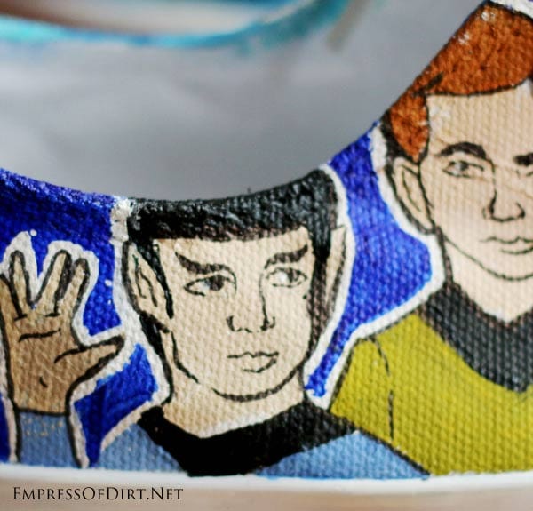 How to paint shoes: a beginner's guide for creating custom canvas shoes with acrylic paint. Make them for your friends or start a small business!