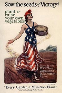 Sow the seeds of victory poster